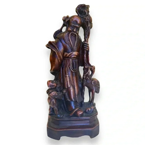 Statue of Chinese Longevity God Shou Lao